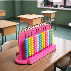 Montessori Câu Đố Bàn tính với kỹ thuật số nhựa truy cập và thanh sắt giáo dục toán học đồ chơi học tập cho bé trai - Product Image 3