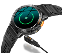 Nuevo reloj deportivo K65 Smartwatch linterna Monitor de ritmo cardíaco Bt llamada al aire libre reloj inteligente Amoled 2024