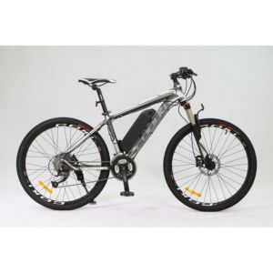 <span class=keywords><strong>Vélo</strong></span> <span class=keywords><strong>électrique</strong></span> de montagne gris pour adultes, batterie au lithium, 27 vitesses, 26 <span class=keywords><strong>pouces</strong></span>, 250w 500w 10.5ah, en aluminium - Product Image 1