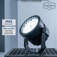 Projecteur extérieur LED COB 6W haute luminosité 3000K, étanche IP65, télécommande, boîtier en aluminium moulé sous pression, angle de faisceau 30/60°