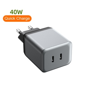 <span class=keywords><strong>Chargeur</strong></span> universel intelligent double USB-C PD <span class=keywords><strong>40W</strong></span> GaN à charge rapide pour iPhone 17 16 <span class=keywords><strong>HUAWEI</strong></span> SAMSUNG Mobile EN 50075 - Product Image 1