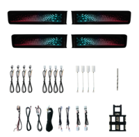Lumière ambiante intérieure de voiture style grille, symphonie arc-en-ciel dynamique, 128 couleurs, pour Dodge RAM (2011-2017)