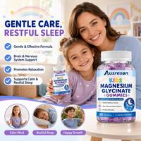 Gummies OEM pour enfants au magnésium glycinate et complexe de calcium, sans sucre, pour le sommeil et la santé osseuse
