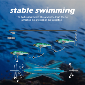 HONOREAL Leurre de Pêche "Pencil Popper" et "Stick Bait" 150mm & 190mm, Longue Portée pour Eau Salée - Product Image 4