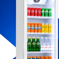 Congélateur Commercial Vertical avec Porte Vitrée, Réfrigérateur Combiné 1, 2 ou 3 Portes Vitrées pour Boissons