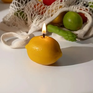Lemon Shape Silicone <b>Mold</b> For <b>Candle</b> Soap Cake DIY Making Transparent White Irregular Customizable - Product Image 4