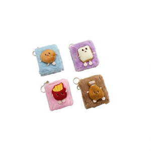 Portefeuille carré pour jouets, 12x10cm, mini pochette en forme de nourriture moelleuse pour accessoires féminins - Product Image 2