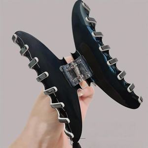 Shesha res French Romantic Classic Schwarz-Weiß-Kontrast High-End-Schnapp clip High-End-Mode-Hai-Clip - Product Image 2