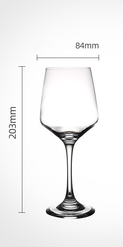 Verre à vin classique premium transparent de 350 ml