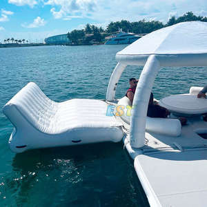 Plateforme flottante <span class=keywords><strong>gonflable</strong></span>, pont <span class=keywords><strong>gonflable</strong></span>, canapé flottant en PVC, radeau de détente aquatique, île flottante <span class=keywords><strong>gonflable</strong></span> - Product Image 3