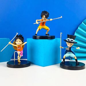 Lot <span class=keywords><strong>de</strong></span> 15 figurines d'action Anime One <span class=keywords><strong>Piece</strong></span> : Monkey D. Luffy, Roronoa Zoro, Sanji, Ace - Product Image 6