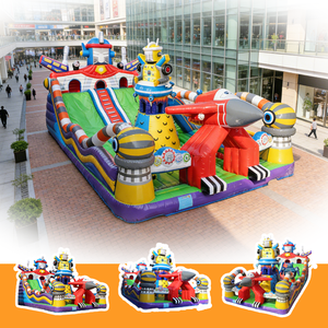 Innovative Robot Inflatable Bounce House <strong>with</strong> Durable PVC Material for Interactive Playground Entertainment - Product Image 4
