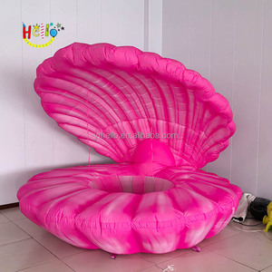 Concha Marina Inflable con Luz LED, Modelo de Concha Marina de Sirena - Product Image 4