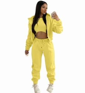 <strong>2026</strong> New Spring Summer Autumn Winter Two-piece Set Women's Sports Jacket Sports Suit Customized Women's Casual <strong>Wear</strong> - Product Image 4