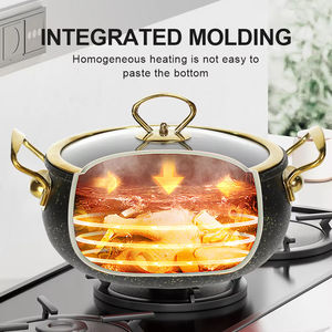 Vente en gros de 11 ensembles de pièces d'ustensiles de cuisine en aluminium forgé de qualité alimentaire antiadhésif casseroles et poêles casserole ustensiles de cuisine antiadhésifs - Product Image 6