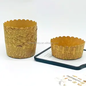 Одноразовая круглая форма для выпечки из натуральной бумаги