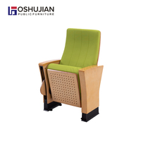 Chaises d'auditorium modernes à prix de gros, sièges de théâtre avec table pliante pour salon et usage scolaire