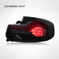 Feux arrière LED pour BMW Série 2 F22 F23 F87 M2 2014-2020, lentille fumée, style Spoon, paire, 12V DC, lampe LED HID