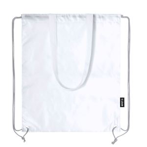 Low Cost Promotional Eco-friendly Sustainable RPET <b>Drawstring</b> <b>Backpack</b> Bag with Carrying Handle for Sports Gym Fitness Use - Product Image 3