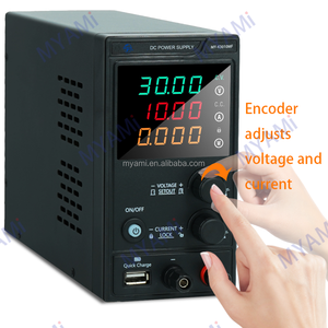 Myami AC 220/110V DC 30V 10A 5A có thể điều chỉnh 4-bit LED hiển thị liên tục hiện tại băng ghế dự bị DC chuyển mạch cung cấp điện cho phòng thí nghiệm 15V đầu ra - Product Image 2