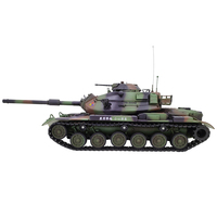 Nuevo Tanque COOLBANK Modelo Metálico U.S. M60A3, Tanques RC con Simulación de Humo y Luz LED, Tanque de Batalla Todoterreno con Rotación, Juguetes