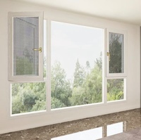 Ventana Abatible de PVC de Alta Eficiencia Energética, Doble Acristalamiento, Sellado Contra la Intemperie, Modelo EcoSave, Ventanas de Vinilo