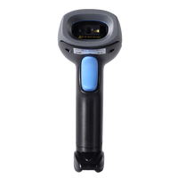 Escáner de Código de Barras Inalámbrico Omnidireccional 2D, Lector de Código de Barras de Escritorio, Ideal para Supermercados