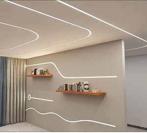 Bande LED COB 12V 24V cinq-en-un, bande lumineuse LED COB RVB rouge CCT, bande LED COB 12V 3000K 2700K-6000K - Product Image 5