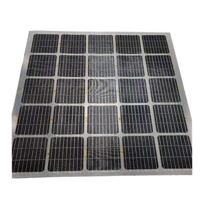 865x865 मिमी पारदर्शी पतली फिल्म सौर पैनल 152w 37.5v बिफेशियल मोनोक्रिस्टलाइन सिलिकॉन 166 मिमी सौर सेल नई पावर सनपावर - Product Image 1