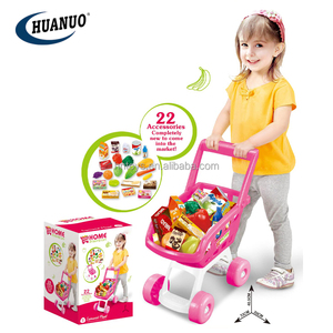 Jeu de simulation pour filles, 22 pièces, jouets de supermarché, ensemble de caddie - Product Image 2