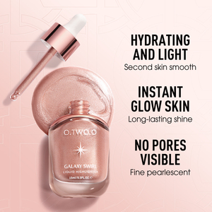 O.TW O.O Venta al por mayor 4 colores de larga duración 3D brillo líquido resaltador hidratante y <span class=keywords><strong>bronceador</strong></span> ligero y resaltador - Product Image 3