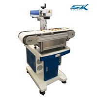 Machine à graver pour conception de bijoux de bureau, pour conception de stylo à chaîne en or, avec courroie convoyeur
