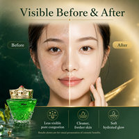 Gel nettoyant en cristal de glace à l'alginate XCEO, nettoyage en profondeur, élimination des points noirs, éclaircissant, crème démaquillante, nettoyage du visage