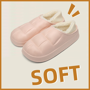 Chaussons d'hiver pour hommes en EVA, doublés <span class=keywords><strong>de</strong></span> polaire thermique, chaussures d'intérieur à séchage rapide, antidérapantes, mode, intérieur/extérieur, confort par temps froid - Product Image 5