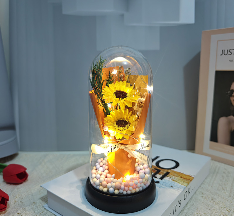Yellow Sunflower - acrylic cover + box