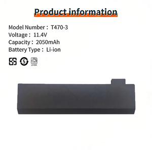 Batterie d'ordinateur portable T470-3 Cells pour Lenovo Thinkpad T470 <span class=keywords><strong>T480</strong></span> T570 T580 P51S P52S A285 11.4V 2050mAh - Product Image 2