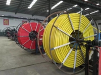 Nouveau conduit en PEHD durable pour câble à fibre optique, avec âme en silicone et conception spirale, pour usage industriel haute pression