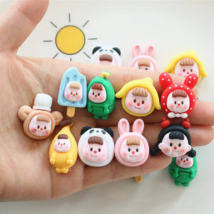กล้วยน้องตุ๊กตาdiyครีมกาวเคสโทรศัพท์s crunchieพวงกุญแจอุปกรณ์เสริมขายส่งใต้10ลูกปัดพลาสติกเรซิ่นเสน่ห์ - Product Image 3