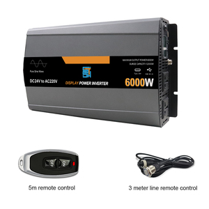 6kw 6kva dc <span class=keywords><strong>12v</strong></span> <span class=keywords><strong>24v</strong></span> 48v para ac 110v 220v carregador de bateria fora da grade pura onda senoidal inversor de energia solar