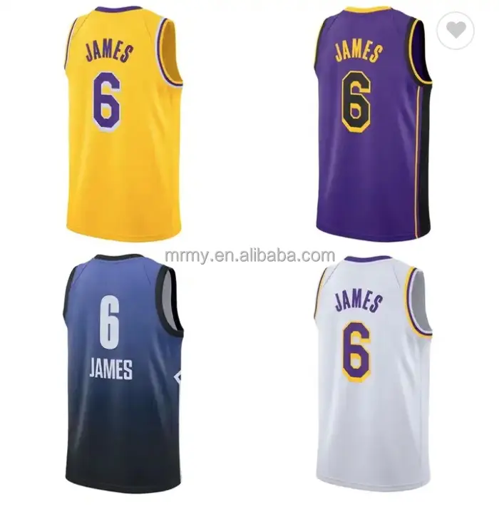 Uniformes de basquete costurados de melhor qualidade para camisa de basquete personalizada Bryant