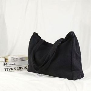 Bolsa de Mano de Algodón No Tejido de Gran Capacidad, Personalizada y de Lujo para Mujer, Reutilizable, con Logotipo y Diseño Personalizados, Hecha de Lona - Product Image 3