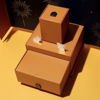 Nouveau papier de boîte en carton fait main de logo personnalisé de conception pour l'emballage et le calendrier de boîte de chocolat