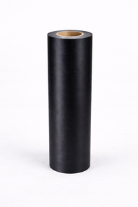 Ready Stock <b>Black</b> Anti Fingerprint PET Decorative <b>Sheet</b> for Furniture Lamination Anti Bacterial GAG Structure Single Side Primer - Product Image 2