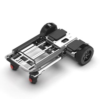 Chariot électrique pliable Body Sense avec plateforme télescopique à équilibrage dynamique pour le ramassage et le déplacement efficaces des marchandises