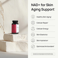 Gummies NAD Nicotinamide de MK pour Femmes, Formule Synergique NR+Q10, Soutien Antioxydant, Bénéfices pour la Croissance Capillaire, Source Originale