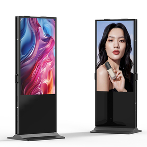 商用両面広告スクリーンキオスク4Kパネルプラグプレイ機能178 View Pro Cap Touch Androidシステムディスプレイ - Product Image 1