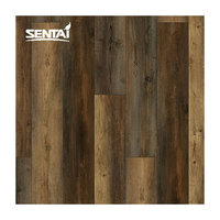 Sentai Commercial SPC Flooring New Luxury Vinyl Click Flooring Hecho de material de madera de parquet barato y duradero