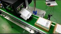 Machine d'étiquetage automatique électrique à données variables avec PLC pour l'étiquetage des codes-barres et des numéros de série des étiquettes d'expédition