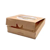 Scatole per pizza personalizzate da asporto scatole per imballaggio alimentare da asporto di nuovo design per logo del cliente e PVC