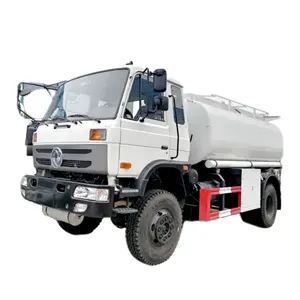 Dongfeng รถบรรทุกน้ำมันเชื้อเพลิงขับเคลื่อนทุกล้อ4x4 12000ltrs